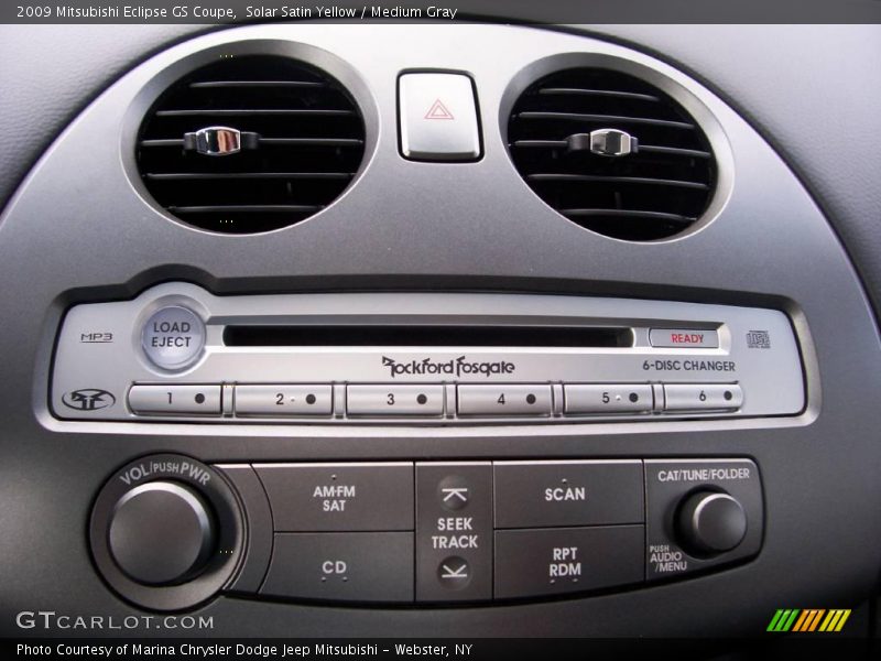 Solar Satin Yellow / Medium Gray 2009 Mitsubishi Eclipse GS Coupe
