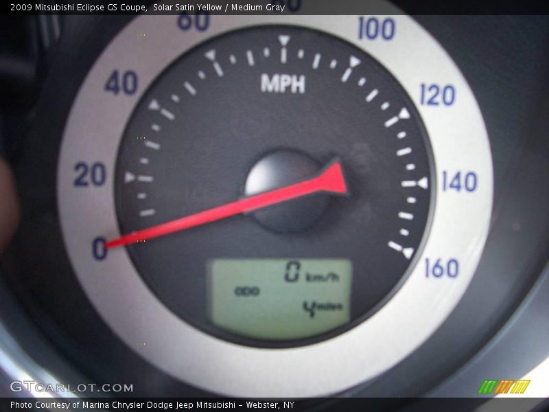Solar Satin Yellow / Medium Gray 2009 Mitsubishi Eclipse GS Coupe
