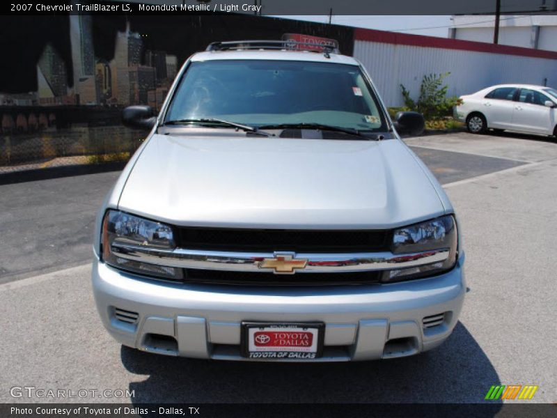 Moondust Metallic / Light Gray 2007 Chevrolet TrailBlazer LS