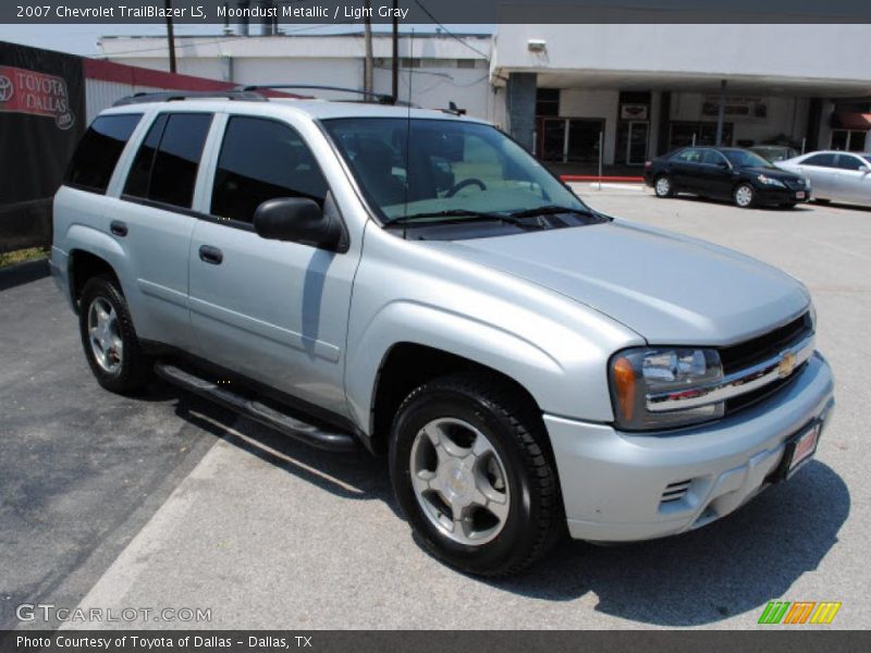 Moondust Metallic / Light Gray 2007 Chevrolet TrailBlazer LS