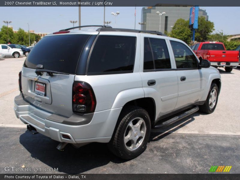 Moondust Metallic / Light Gray 2007 Chevrolet TrailBlazer LS