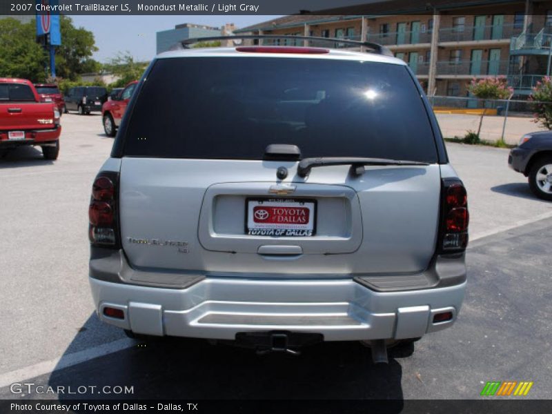 Moondust Metallic / Light Gray 2007 Chevrolet TrailBlazer LS