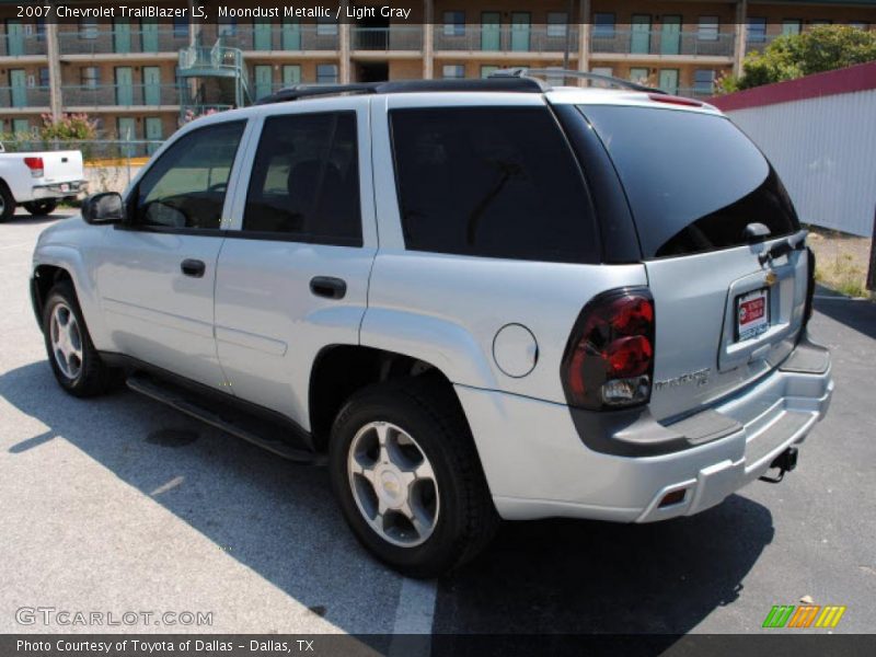 Moondust Metallic / Light Gray 2007 Chevrolet TrailBlazer LS