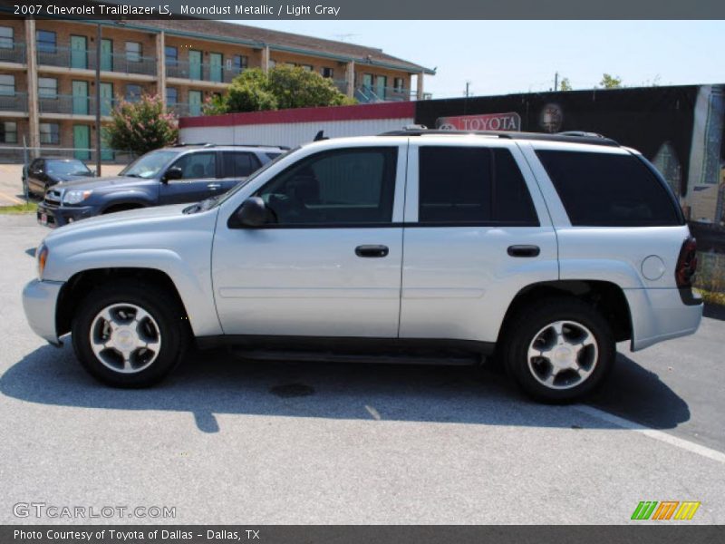 Moondust Metallic / Light Gray 2007 Chevrolet TrailBlazer LS