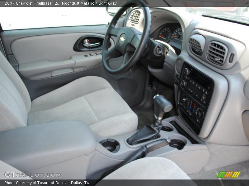 Moondust Metallic / Light Gray 2007 Chevrolet TrailBlazer LS