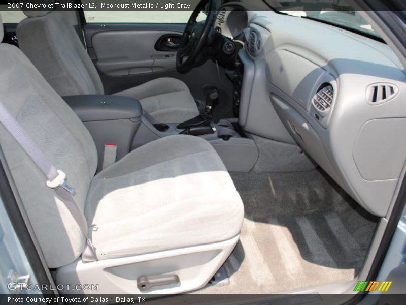 Moondust Metallic / Light Gray 2007 Chevrolet TrailBlazer LS