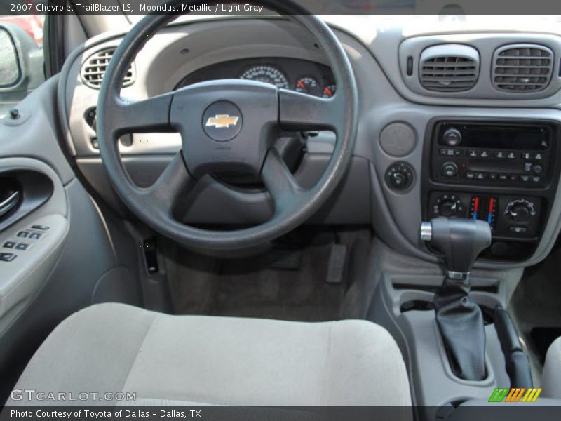 Moondust Metallic / Light Gray 2007 Chevrolet TrailBlazer LS