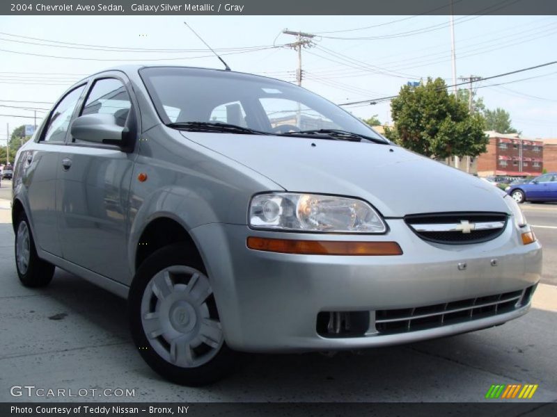Galaxy Silver Metallic / Gray 2004 Chevrolet Aveo Sedan