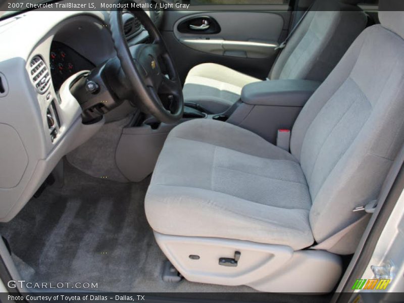 Moondust Metallic / Light Gray 2007 Chevrolet TrailBlazer LS