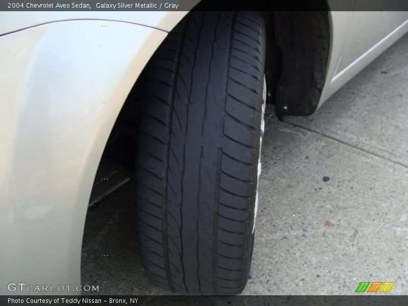 Galaxy Silver Metallic / Gray 2004 Chevrolet Aveo Sedan