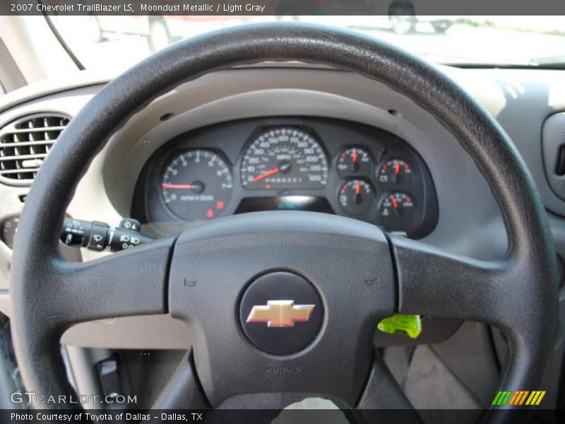 Moondust Metallic / Light Gray 2007 Chevrolet TrailBlazer LS
