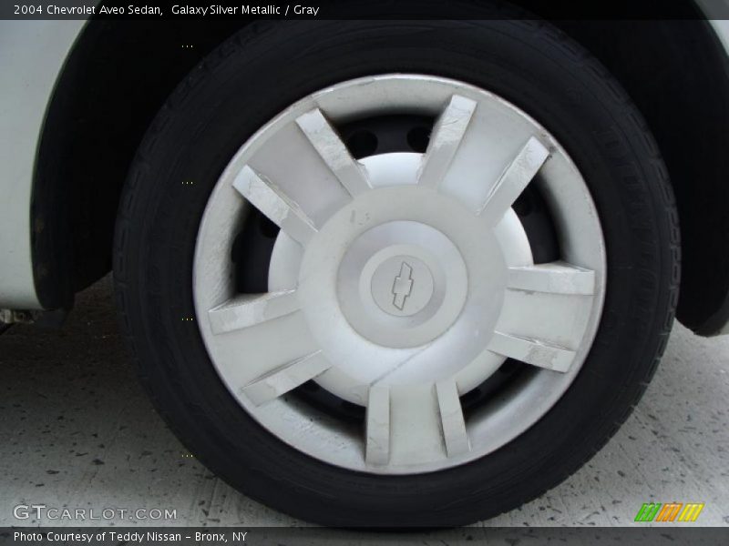 Galaxy Silver Metallic / Gray 2004 Chevrolet Aveo Sedan