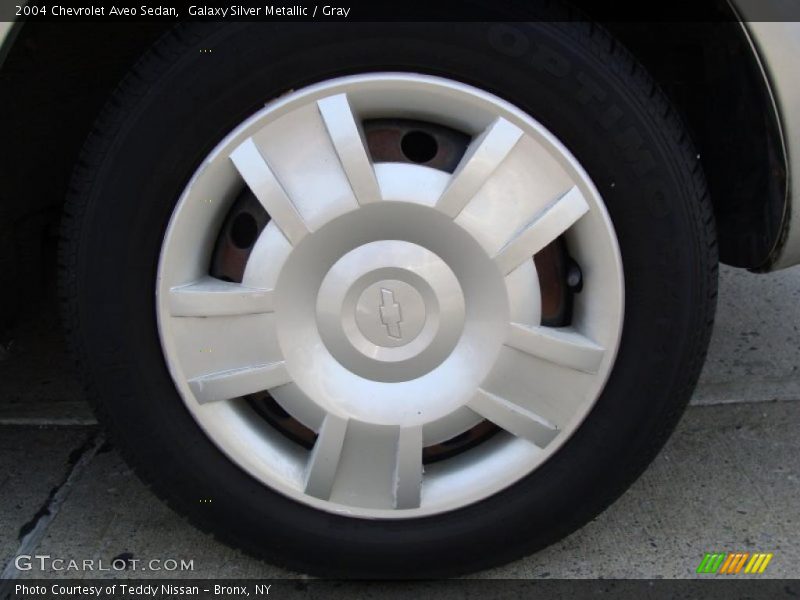 Galaxy Silver Metallic / Gray 2004 Chevrolet Aveo Sedan