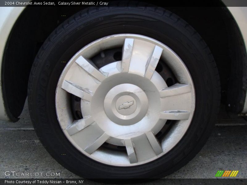 Galaxy Silver Metallic / Gray 2004 Chevrolet Aveo Sedan