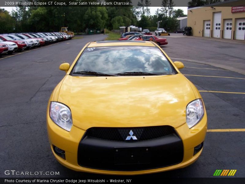 Solar Satin Yellow / Dark Charcoal 2009 Mitsubishi Eclipse GT Coupe