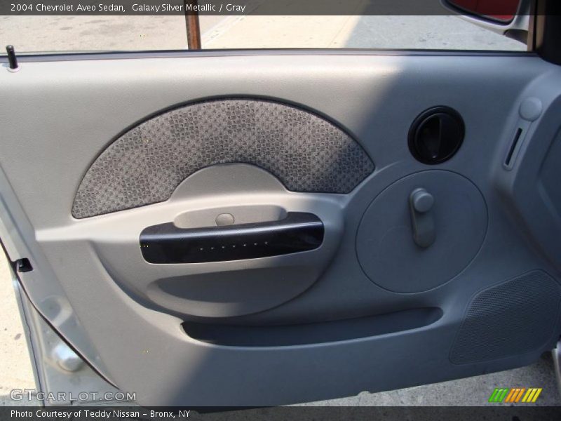 Galaxy Silver Metallic / Gray 2004 Chevrolet Aveo Sedan