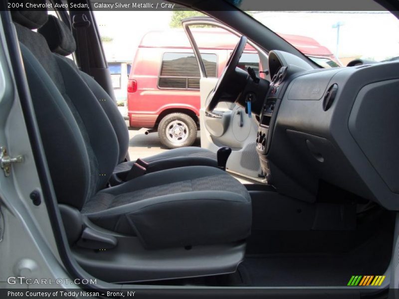 Galaxy Silver Metallic / Gray 2004 Chevrolet Aveo Sedan