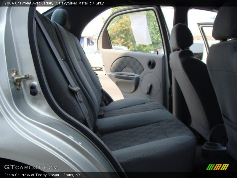 Galaxy Silver Metallic / Gray 2004 Chevrolet Aveo Sedan