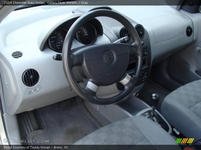 Galaxy Silver Metallic / Gray 2004 Chevrolet Aveo Sedan