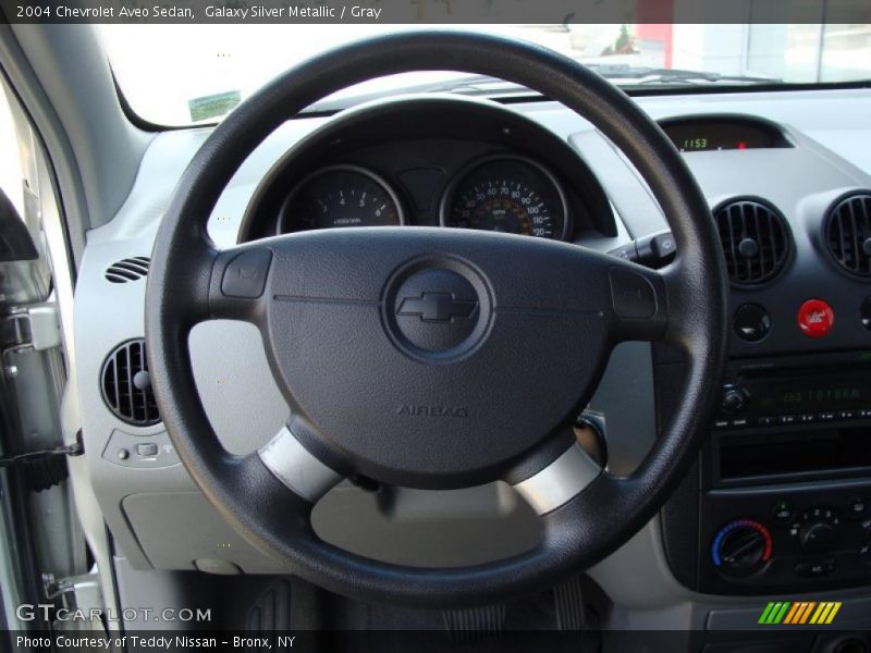 Galaxy Silver Metallic / Gray 2004 Chevrolet Aveo Sedan
