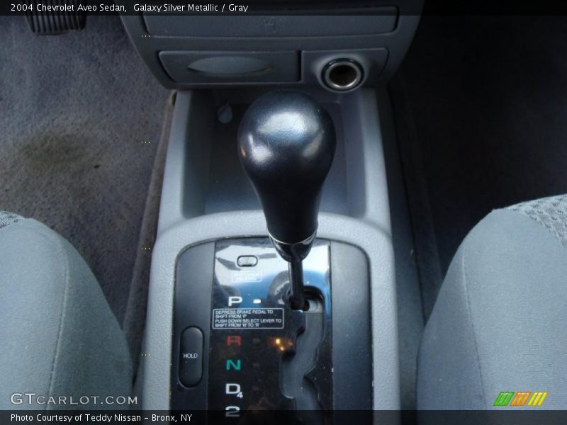 Galaxy Silver Metallic / Gray 2004 Chevrolet Aveo Sedan