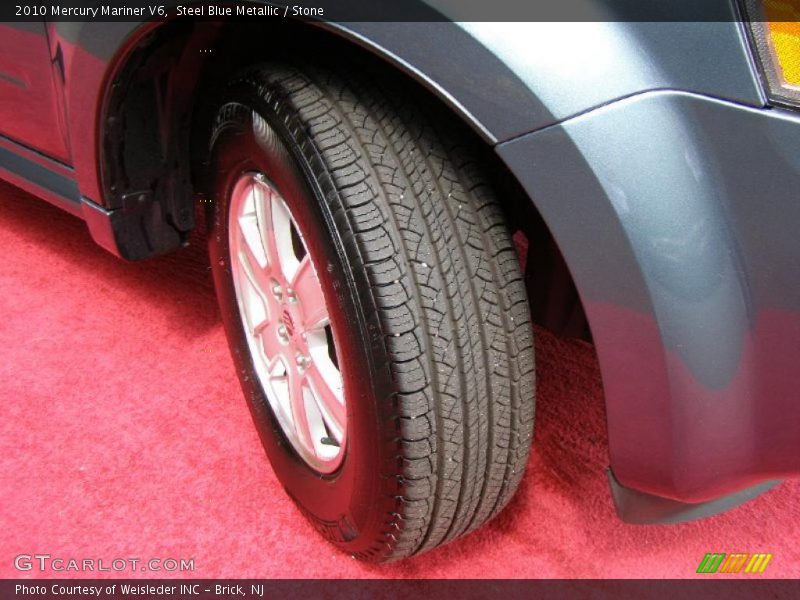 Steel Blue Metallic / Stone 2010 Mercury Mariner V6