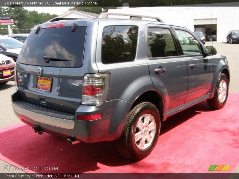 Steel Blue Metallic / Stone 2010 Mercury Mariner V6