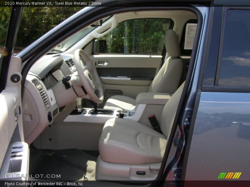 Steel Blue Metallic / Stone 2010 Mercury Mariner V6