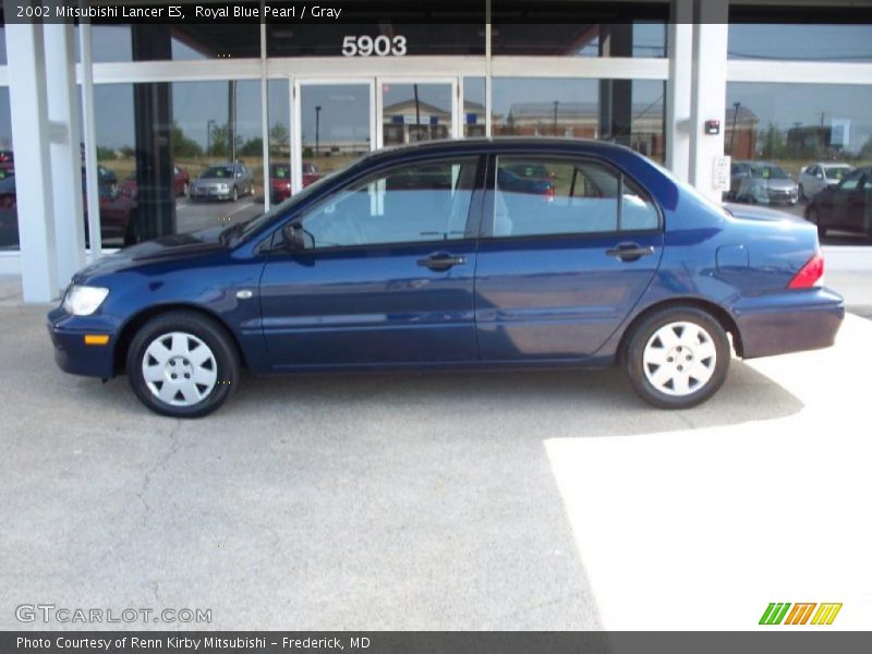 Royal Blue Pearl / Gray 2002 Mitsubishi Lancer ES
