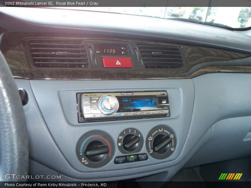 Royal Blue Pearl / Gray 2002 Mitsubishi Lancer ES