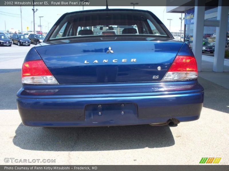Royal Blue Pearl / Gray 2002 Mitsubishi Lancer ES