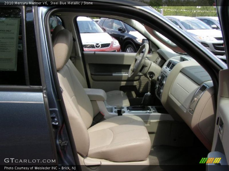 Steel Blue Metallic / Stone 2010 Mercury Mariner V6