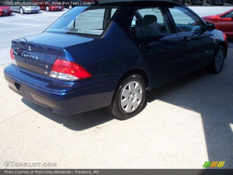 Royal Blue Pearl / Gray 2002 Mitsubishi Lancer ES