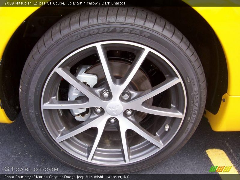 Solar Satin Yellow / Dark Charcoal 2009 Mitsubishi Eclipse GT Coupe