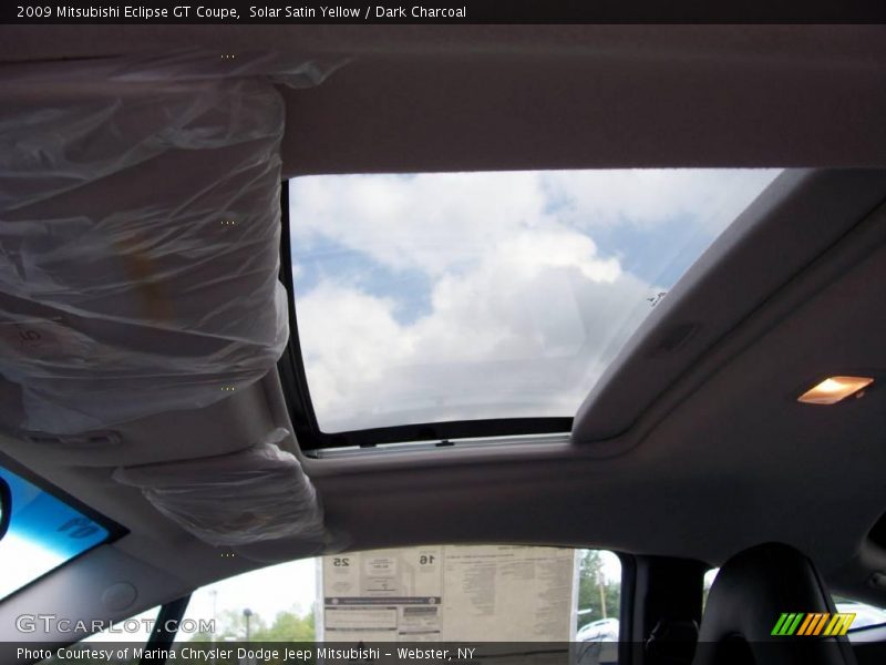 Solar Satin Yellow / Dark Charcoal 2009 Mitsubishi Eclipse GT Coupe