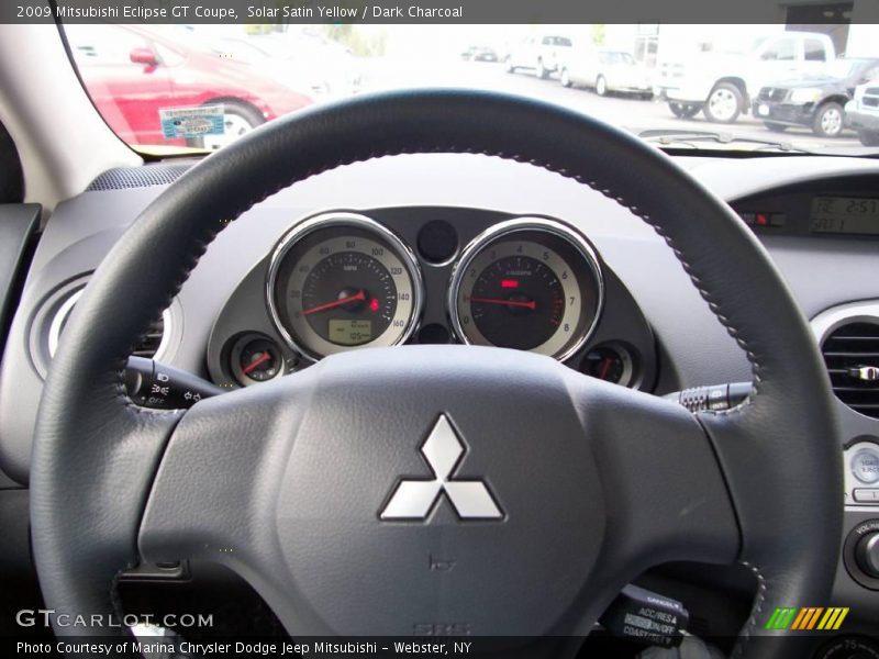 Solar Satin Yellow / Dark Charcoal 2009 Mitsubishi Eclipse GT Coupe