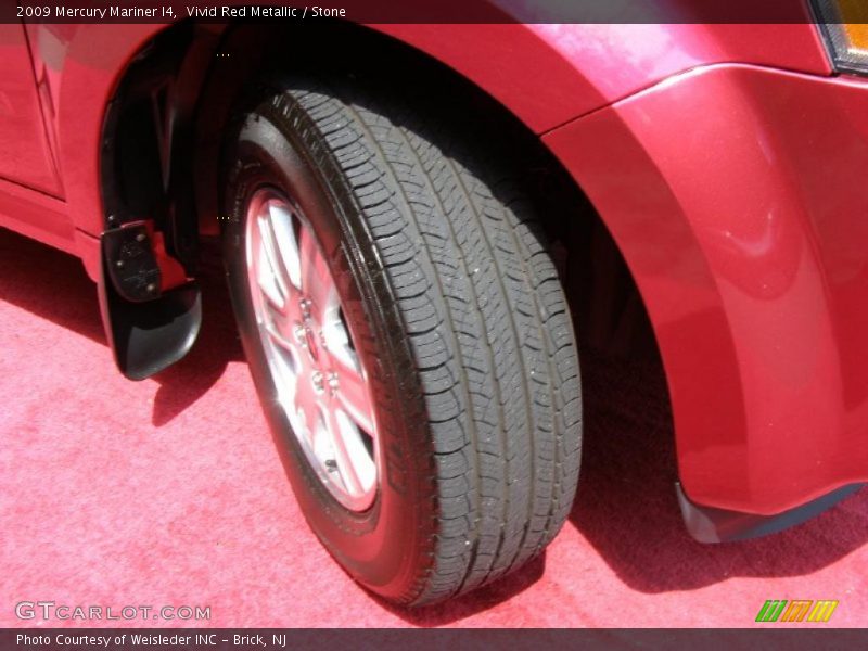 Vivid Red Metallic / Stone 2009 Mercury Mariner I4