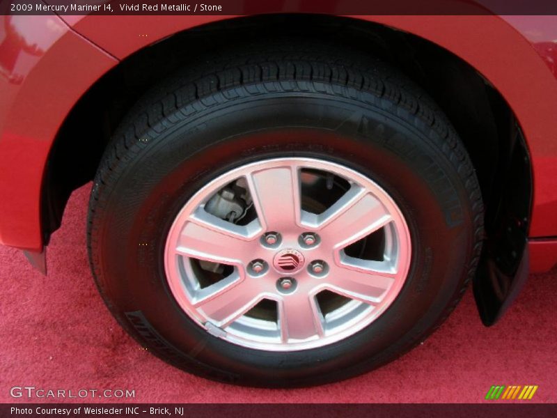 Vivid Red Metallic / Stone 2009 Mercury Mariner I4