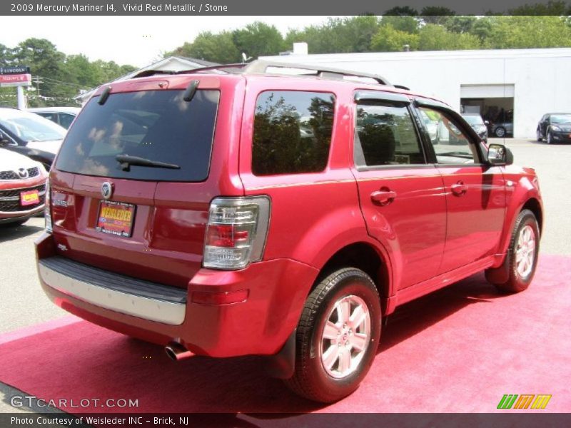 Vivid Red Metallic / Stone 2009 Mercury Mariner I4
