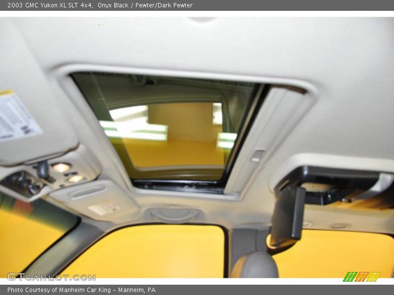 Onyx Black / Pewter/Dark Pewter 2003 GMC Yukon XL SLT 4x4