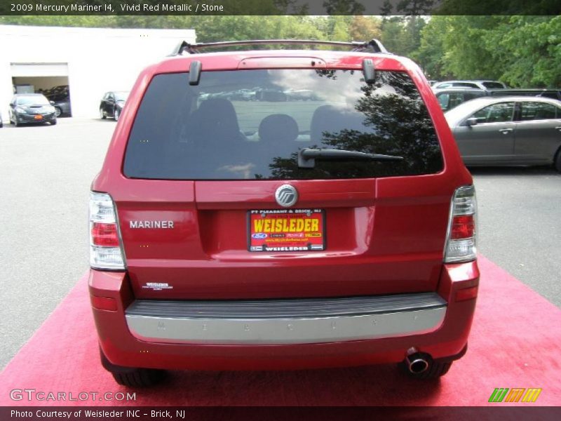 Vivid Red Metallic / Stone 2009 Mercury Mariner I4