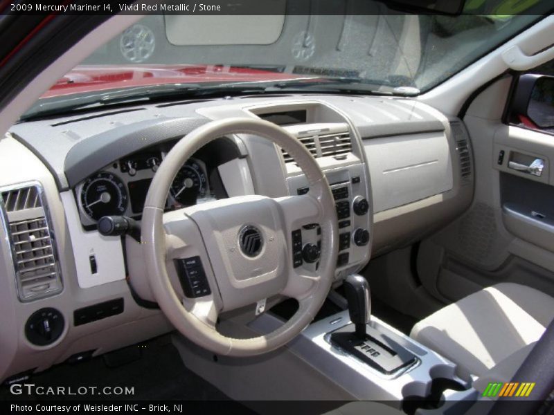 Vivid Red Metallic / Stone 2009 Mercury Mariner I4