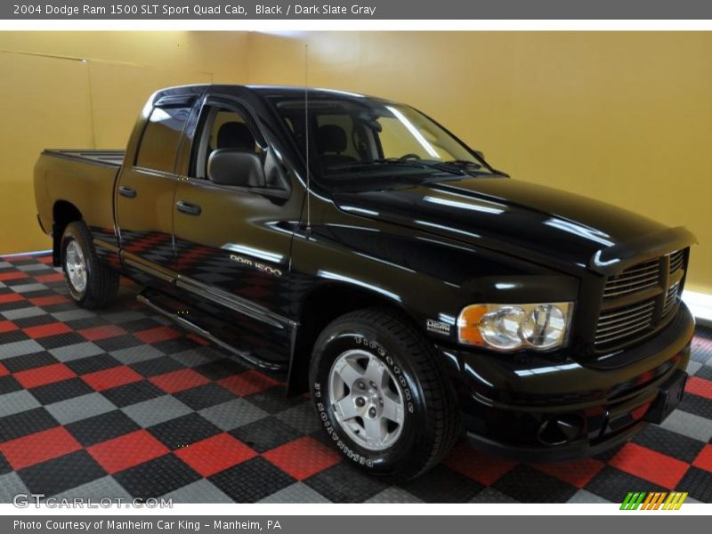 Black / Dark Slate Gray 2004 Dodge Ram 1500 SLT Sport Quad Cab