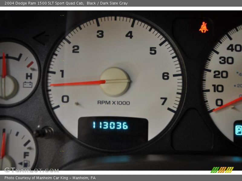 Black / Dark Slate Gray 2004 Dodge Ram 1500 SLT Sport Quad Cab