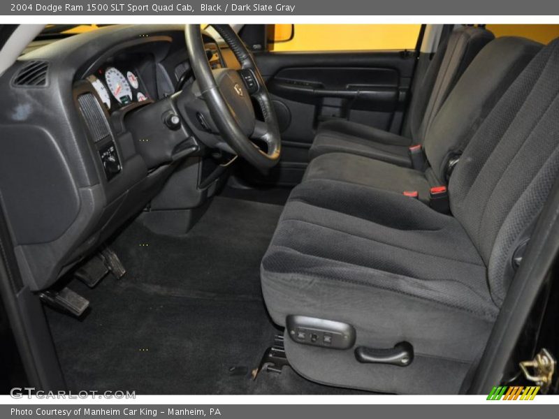 Black / Dark Slate Gray 2004 Dodge Ram 1500 SLT Sport Quad Cab