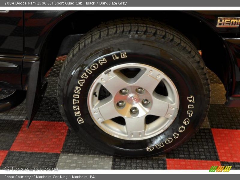 Black / Dark Slate Gray 2004 Dodge Ram 1500 SLT Sport Quad Cab