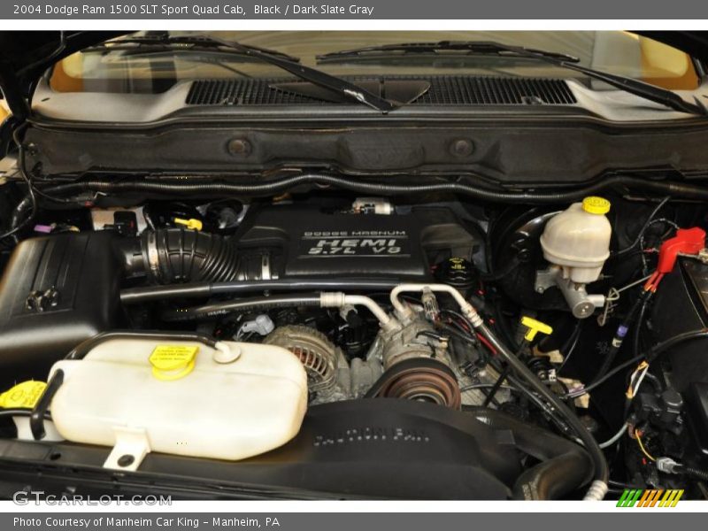 Black / Dark Slate Gray 2004 Dodge Ram 1500 SLT Sport Quad Cab