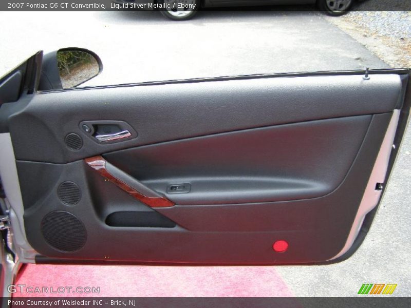 Liquid Silver Metallic / Ebony 2007 Pontiac G6 GT Convertible