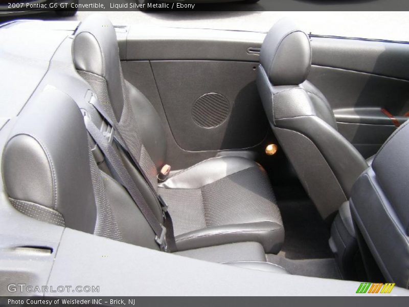 Liquid Silver Metallic / Ebony 2007 Pontiac G6 GT Convertible