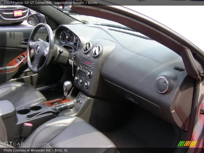 Liquid Silver Metallic / Ebony 2007 Pontiac G6 GT Convertible